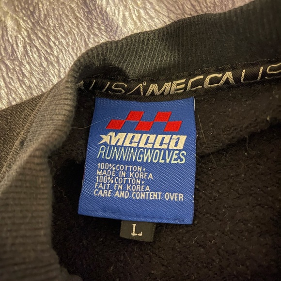 mecca running wolves crew top jumper - Picture 3 of 5